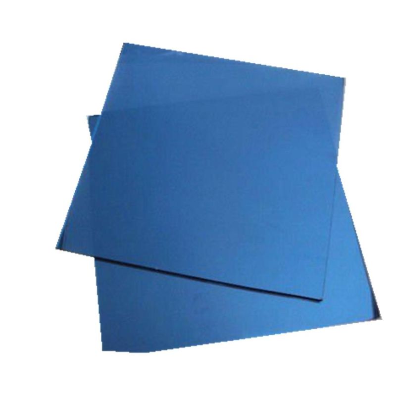 4mm Large Sheet Dark Blue Tinted Mirror Glass