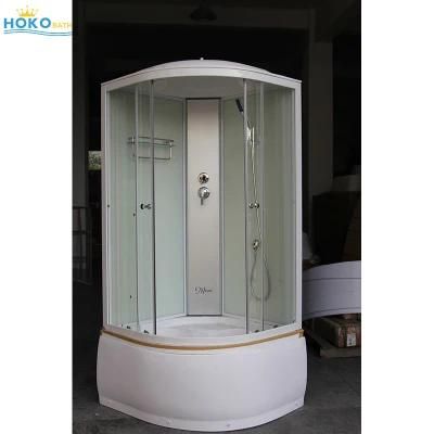 Whirlpool Massage Bathtub Bathroom Furniture Tempered Glass Steam Shower Room