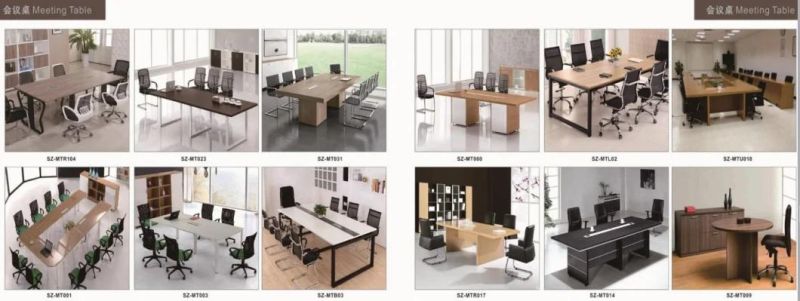 Modern Office Conference Room Furniture Oval Meeting Table (SZ-MTE303)