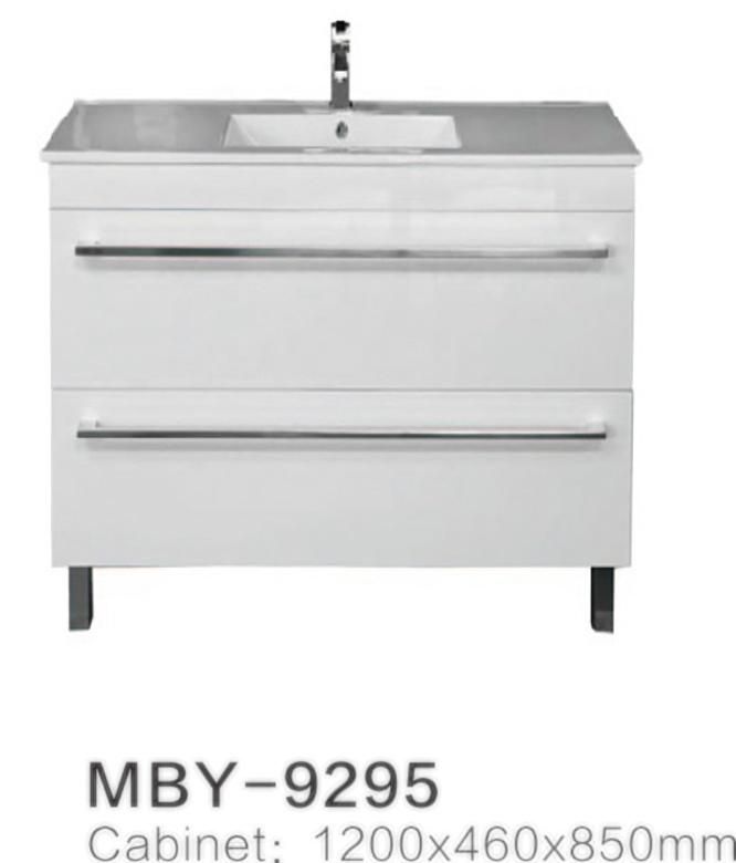 Hotel PVC or MDF Materia Australia-Style Bathroom Vanity Cabinet