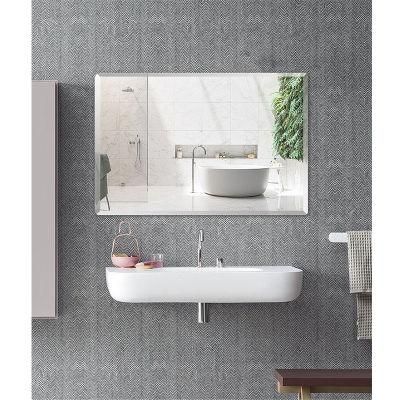 Oval Frameless Bathroom Wall Mirror Makeup Mirror Hotel and Family
