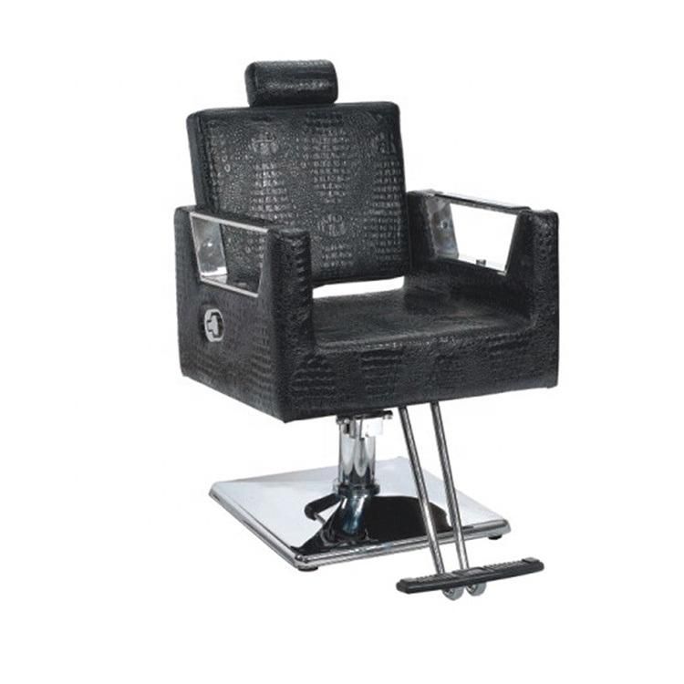 Hl- 985 Salon Barber Chair for Man or Woman with Stainless Steel Armrest and Aluminum Pedal