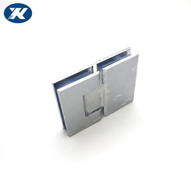 Brass Heavy Duty 180 Degree Glass Door Cupboard Showcase Cabinet Clamp Glass Shower Doors Hinge