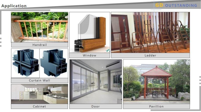 Profile for Suitable Indoor and Outdoor Furniture Kitchen Cabinet Door Frame Wardrobe Aluminium Door