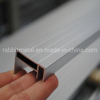 Silver Anodized Finish Aluminum Extrusion Solar Panel Frame Profile From China Factory
