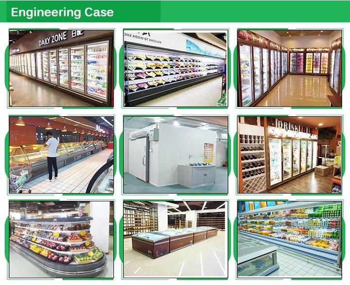 Supermarket Multidecks Cabinet Air Curtain Display Cabinet