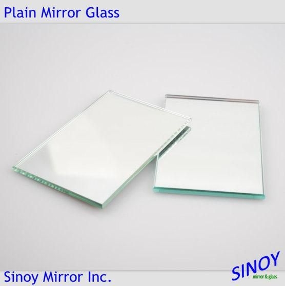 China 2mm to 6mm Waterproof Double Coated Silver Mirror Glass, Double Coated with Fenzi Paints