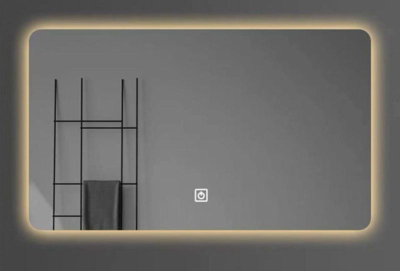 LED Bathroom Mirror Wall-Mounted Bathroom Mirror with Lamp Bathroom Smart Mirror Touch Screen Mirror