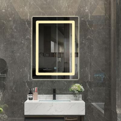 Aluminum Bathroom Cabinet Wholesale Luxury Home Decorative Smart Mirror Wholesale LED Bathroom Backlit Wall Glass Vanity Mirror