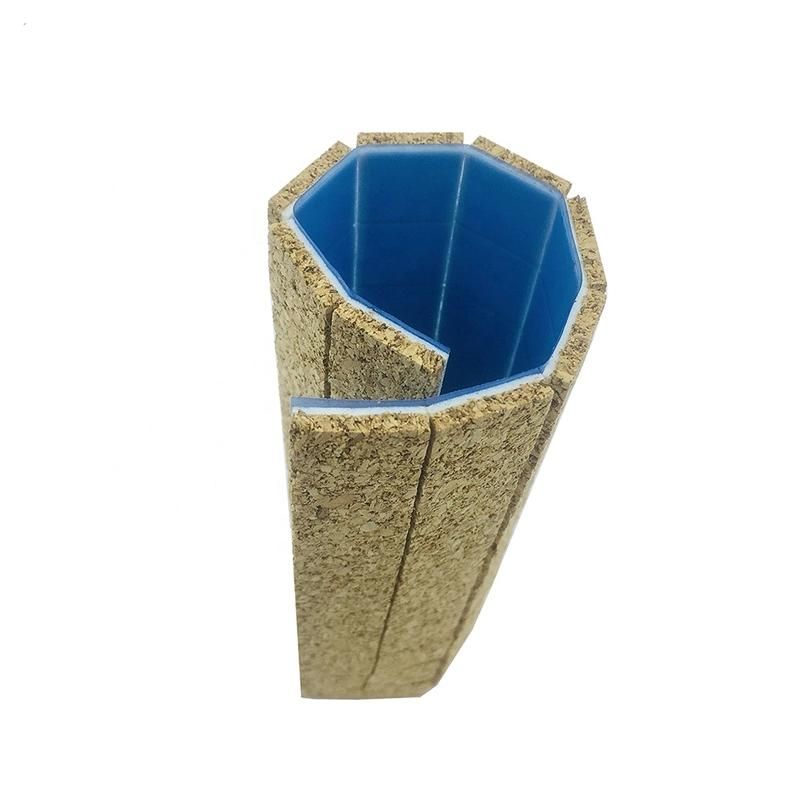 16X16X3+1mm Adhesive PVC Foam Glass Protection Cork Pads with Blue Liner for Glass Separator Pads