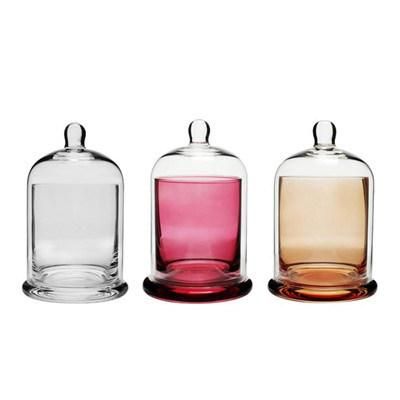 Luxury Decoration Candle Holders with Glass Lid