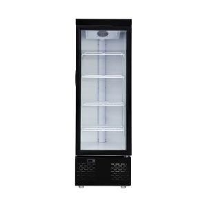 267L Factory Supplier No Frost Fridge Refrigerator Vertical Single Glass Door Soft-Drinks Display Showcase
