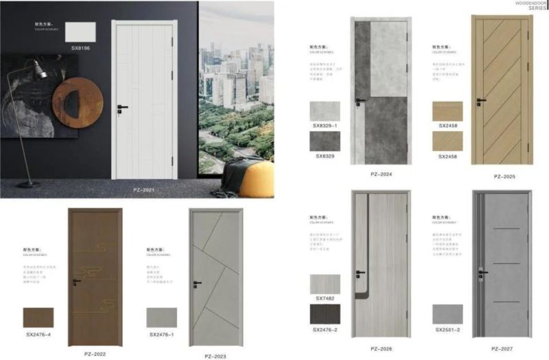 Cheap Price PVC Bathroom Door Glass Interior PVC Toilet Door