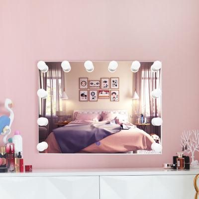 Bedroom Furniture Personal LED Makeup Beauty Mirrors Wall Mirrored