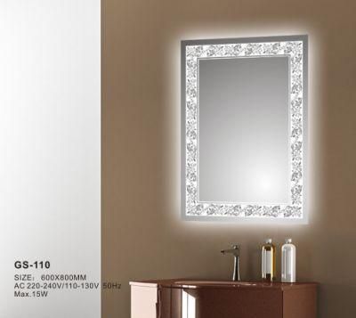 Smart Glass Wall Silver Home Furniture Illuminatedled Bathroom Mirror