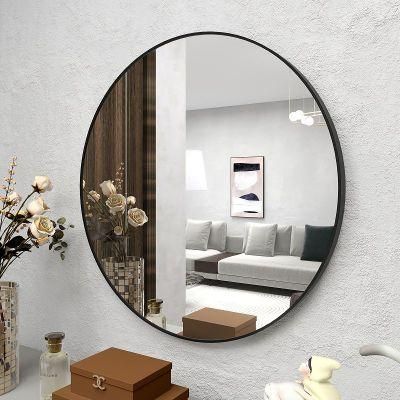 Hotel Bathroom Wall Mirro Beveled Polished Round Mirror for Bathroom and Livingroom