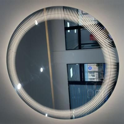 Circle Wall Mounted Mirror Dimmable Makeup LED Mirror