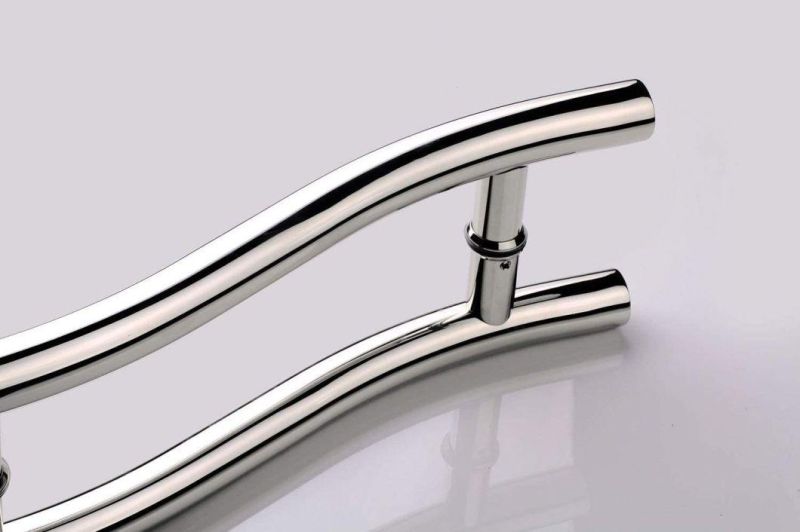 304 Grade Stainless Steel Office Glass Door Pull Handle