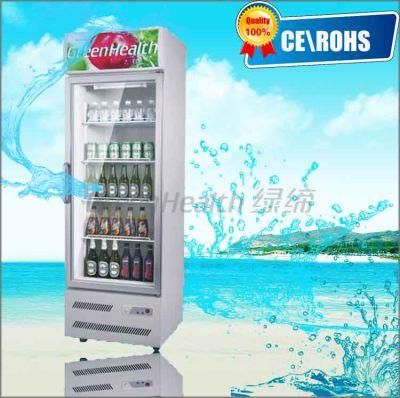 Single Door Upright Cooler/Beverage Display Showcase / Glass Door Fan Cooling Fridge