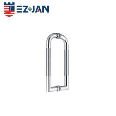 Stainless Steel Polished Double Side Tempered Glass Door Pull Handles