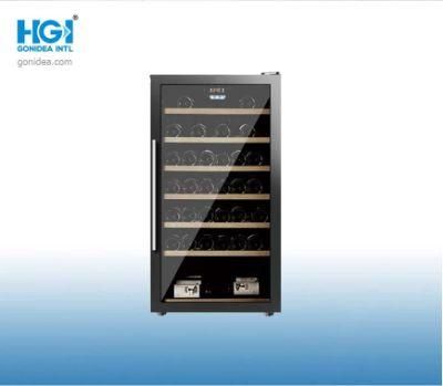 190L Glass Door Electric Wine Cooler Fridge Cabinet Showcase Jc-190lba-C1
