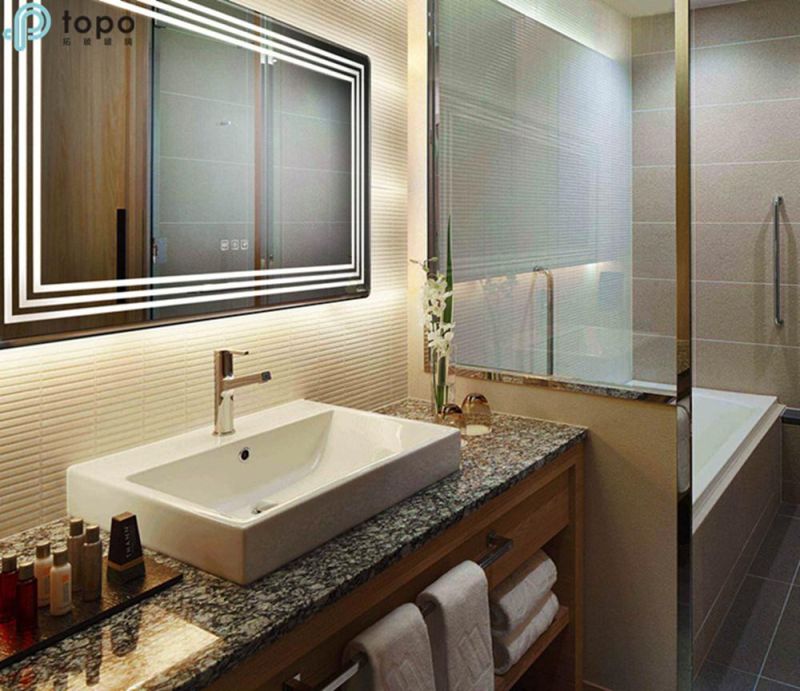 H600mm*900mm LED Lighted Illuminated Makeup Mirror for Bathroom (MR-YB1-DJ004)