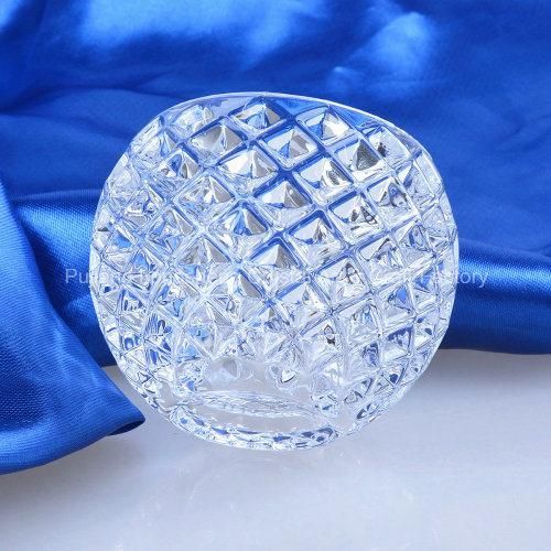 Glass Candle Holder for Wedding Decoration