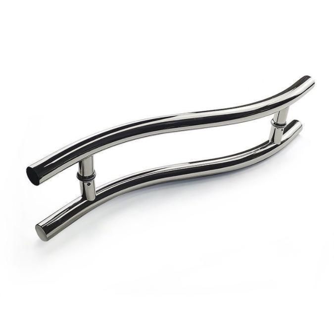 Stainless Steel Side Mount Bar Pull Handle for Glass Door Hardware