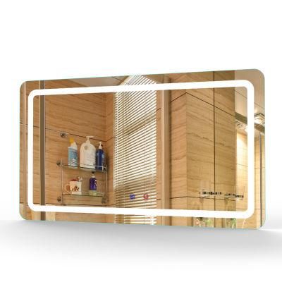 Dimming Backlit Lighted Bathroom Mirror Illuminated Makeup LED Mirror