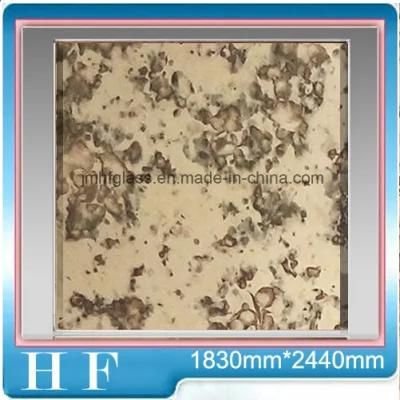 New Manufacture Not Fragile Antique Mirror Marbling Tinted Glass