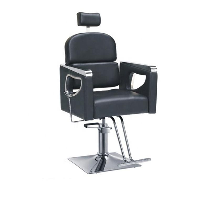 Hl- 985 Salon Barber Chair for Man or Woman with Stainless Steel Armrest and Aluminum Pedal