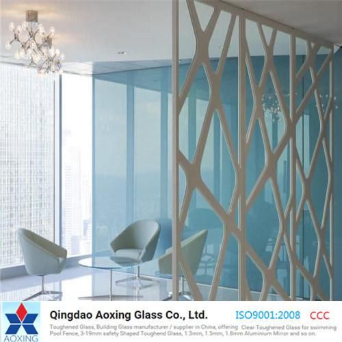 Dark Blue/Bronze/Green/Europe Grey Color Float Glass for Decoration