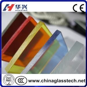 CE Standard 4-19mm Decorative Tinted Glass for Buildings