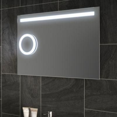 Landscape Bathroom LED Illuminated Mirror with Magnifier Cosmetic Mirror 700 X 500mm