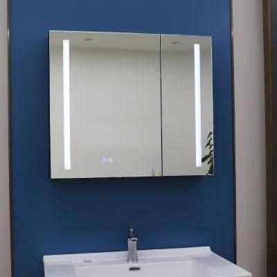 Wall Mounted Smart LED Makeup Cabinet Glass Mirror