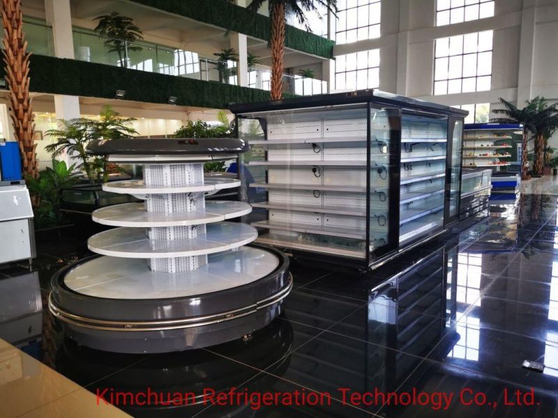 Multideck Open Chiller, Open Cooler, Open Display Case, Refrigerated Cabinet Display Multideck Chiller