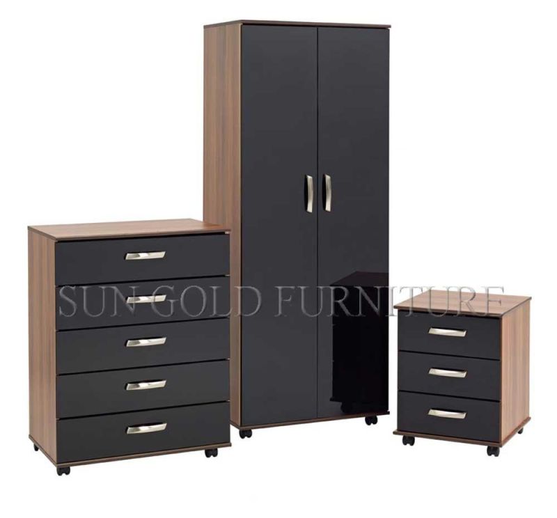 Modern High End Bedroom Wardrobe with Mirror (SZ-SW005)