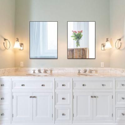 New 3mm Beveled Diamond Shape Bathroom Furniture High Standard Home Decoration Frameless Mirror