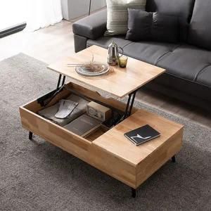 Living Room Furniture Nordic Lift up Top Wood Tea Table Modern Center Coffee Table