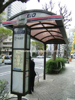 Bus Shelter with Light Box (HS-BS-B022)