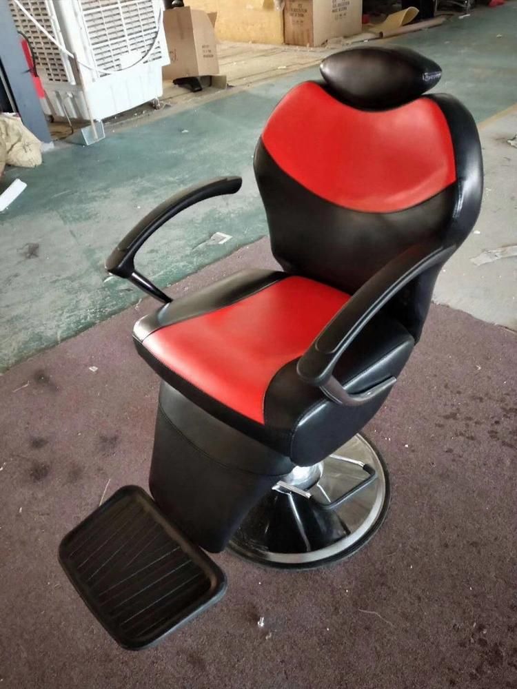 Hl-1033b 2021 Salon Barber Chair for Man or Woman with Stainless Steel Armrest and Aluminum Pedal