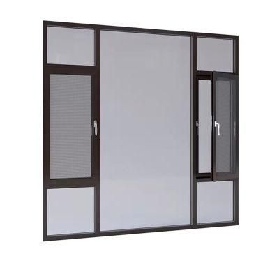 Aluminium Metal Casement Sliding Window and Door Iron Grill Design