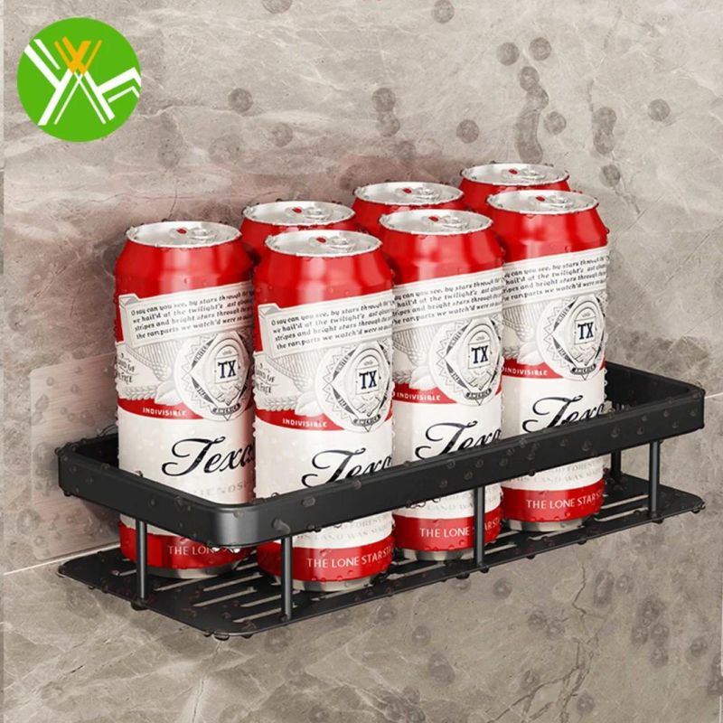 Retro Bathroom Hanging Rack Simple Luxury Bathroom Wall Storage Rack for Bathroom Decoration