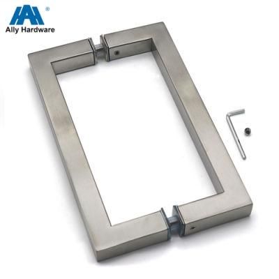 Square Shape Bathroom Glass Door Entrance Door Handle