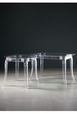 Clear Transparent Dining Acrylic Table China Supplier High Quality Modern Dining Acrylic Table Sets