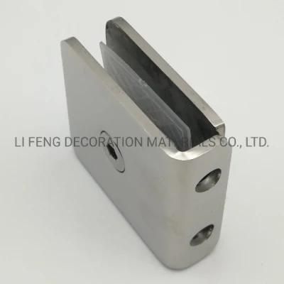 SUS304 0&deg; Glass Fixed Clip/Shower Room Door Partition Corner Joint