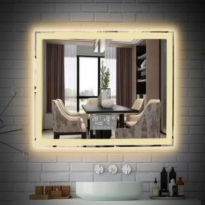 Customized Anti Fog LED Mirror, Fogless Bathroom Wall LED Mirror