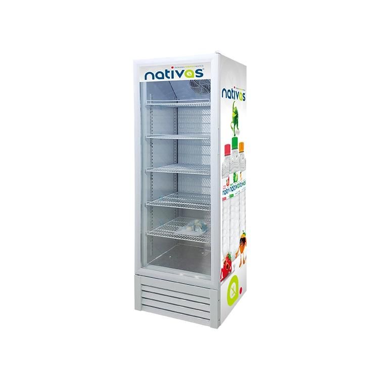 Commercial Upright Beverage Showcase with Tempered Glass Door Sc235L