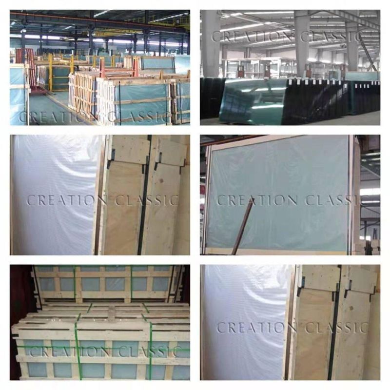 3-19mm Clear Toughened Laminated Glass for Window, Door, Glass Railing, Furniture, Table Top, Shower Door