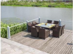 Hot Sale Outdoor Dining Furniture Set with High Quality Rattan